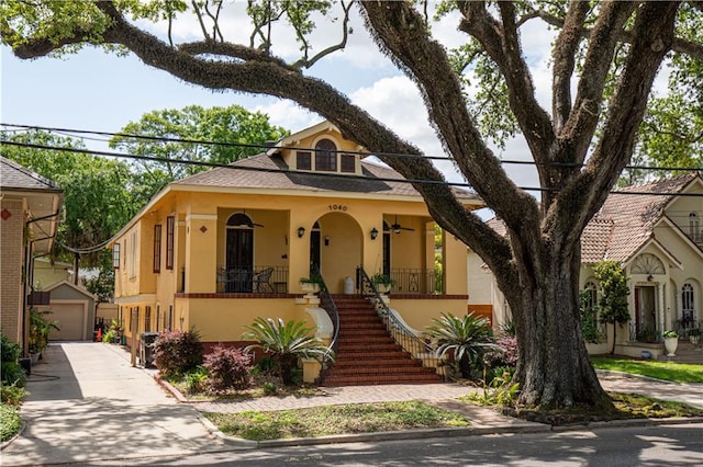 view of front of house featuring a porch