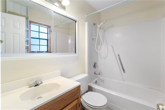 59449 Donya St, Slidell, LA 70460 - full bath featuring toilet, vanity, and shower / bath combination