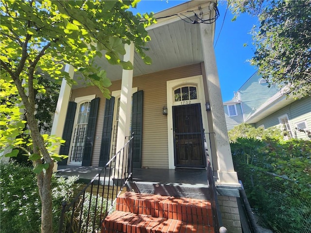 view of entrance to property