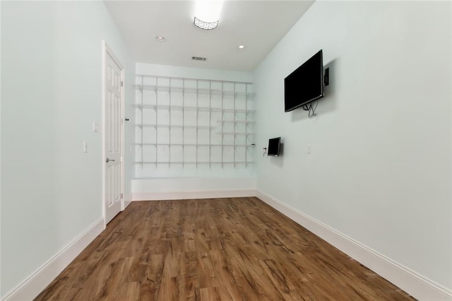 hall featuring hardwood / wood-style floors