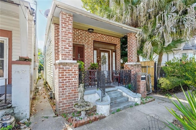 view of entrance to property