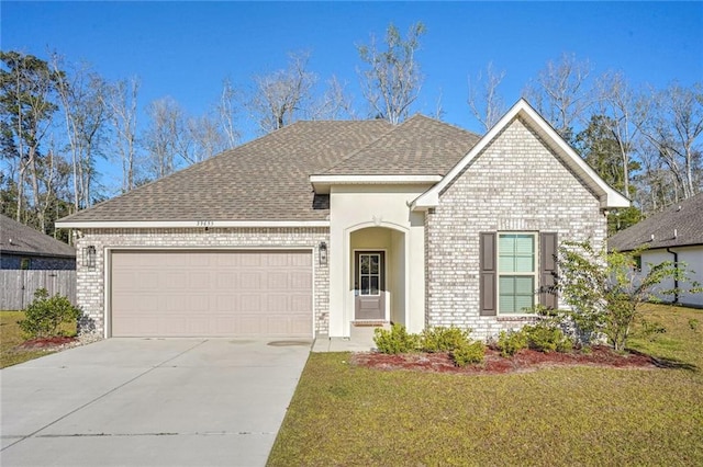 back of property with a yard and a patio