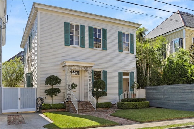 view of front of property