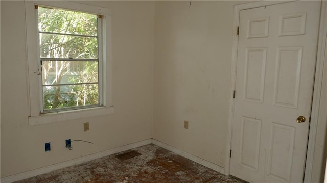 empty room with a wealth of natural light