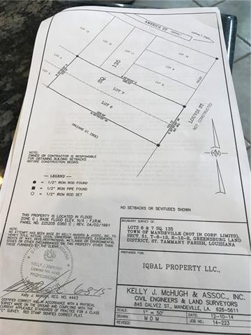 Listing photo 2 for LOT7 Louvoi St, Mandeville LA 70448