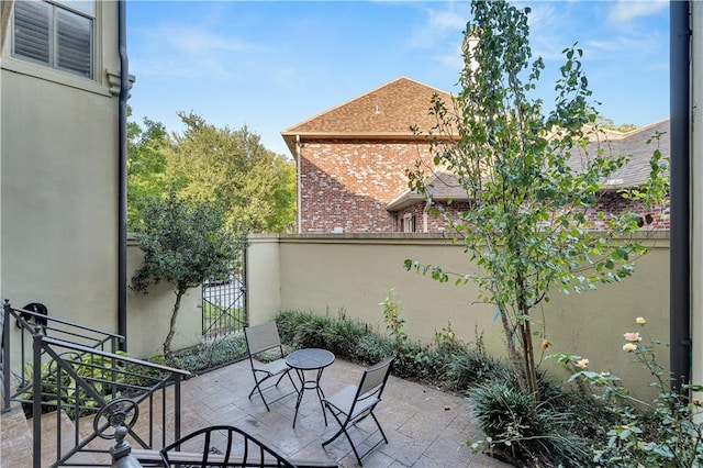 view of patio