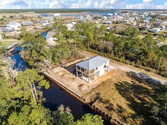 5019 Colorado St, Bay Saint Louis, MS 39520 - aerial view featuring a water view