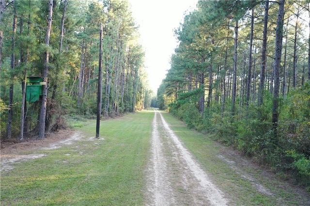 view of road