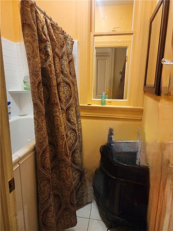 bathroom featuring tile patterned floors