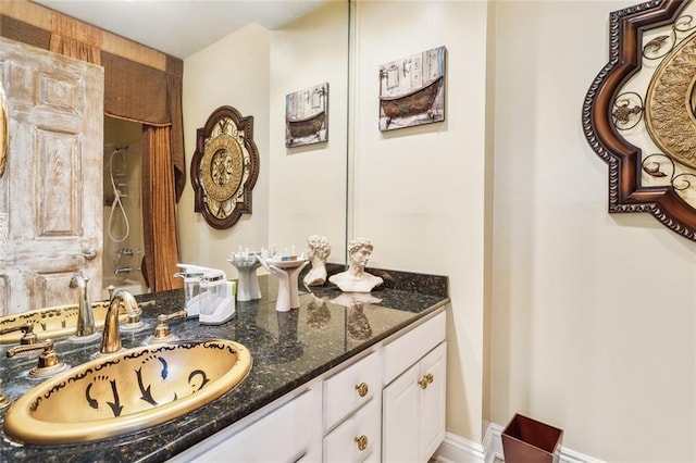 246 Cypress St, Independence, LA 70443 - bathroom with a shower with curtain and vanity