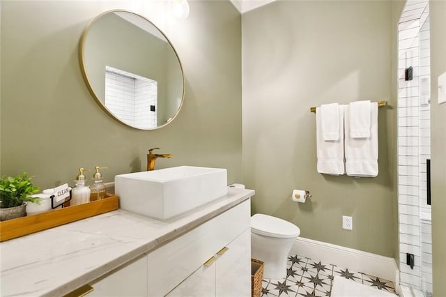 1900 N Rampart St, New Orleans, LA 70116 - bathroom featuring baseboards and vanity