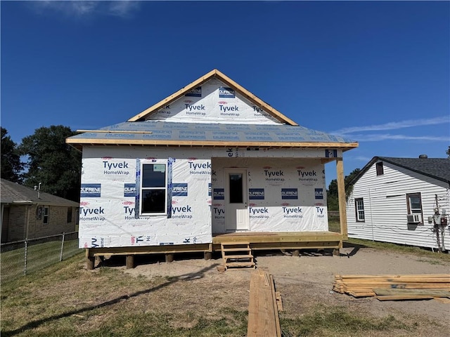 view of property in mid-construction