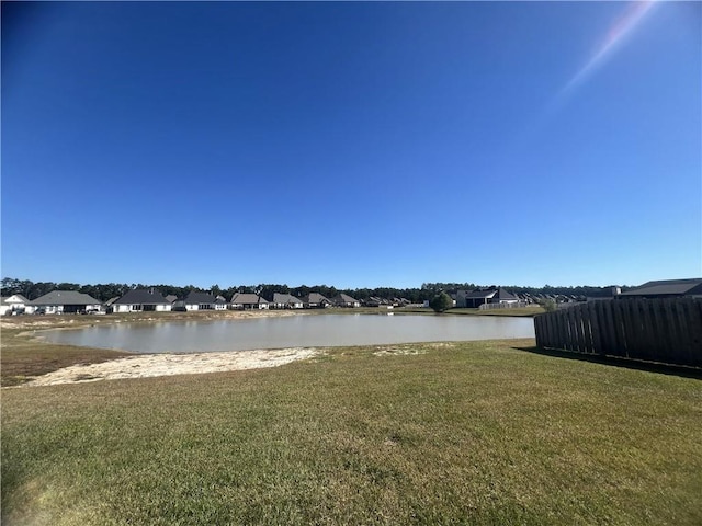 view of water feature