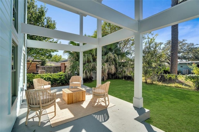 view of patio