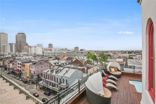 620 Decatur St Unit Phb3, New Orleans, LA 70130 - balcony featuring a city view