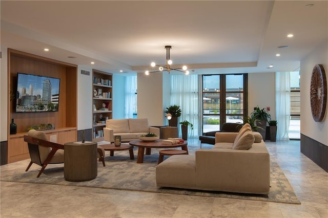 1001 Julia St Unit 2A, New Orleans, LA 70113 - community lobby with recessed lighting