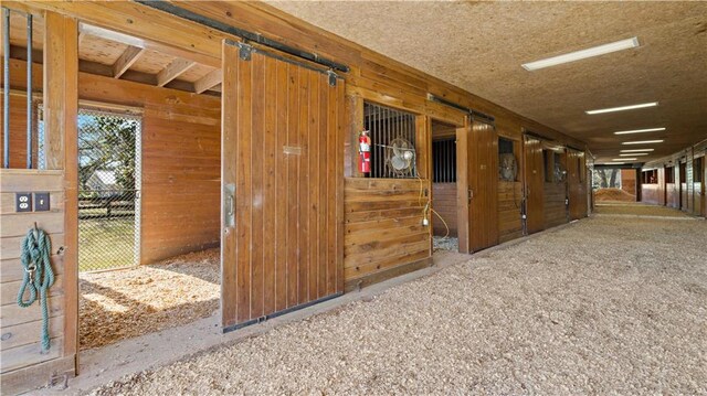 view of stable