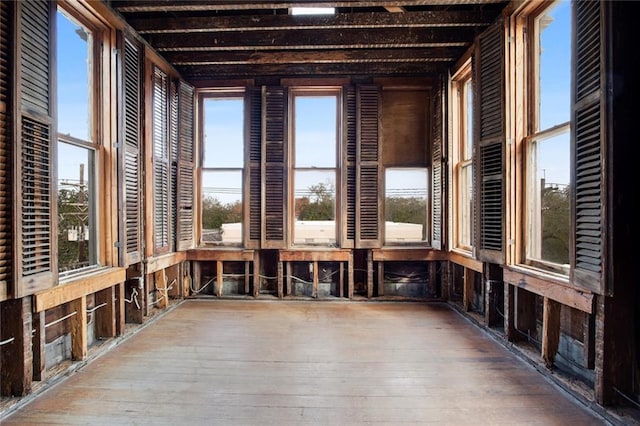 miscellaneous room featuring hardwood / wood-style flooring