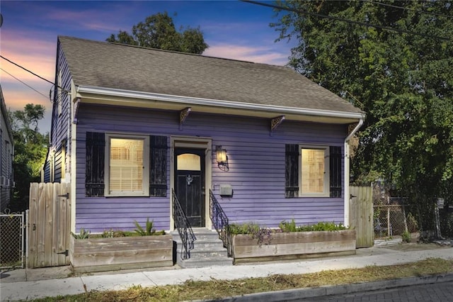 view of bungalow