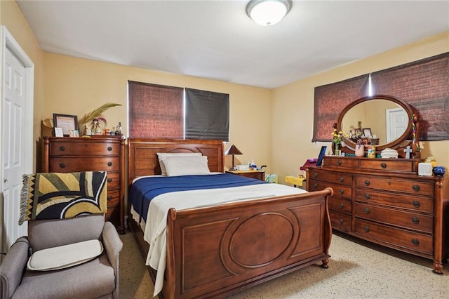 bedroom featuring a closet