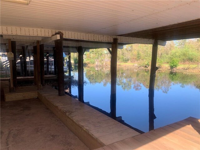 20442 Johnson Dr, Springfield, LA 70462 - view of dock featuring a water view