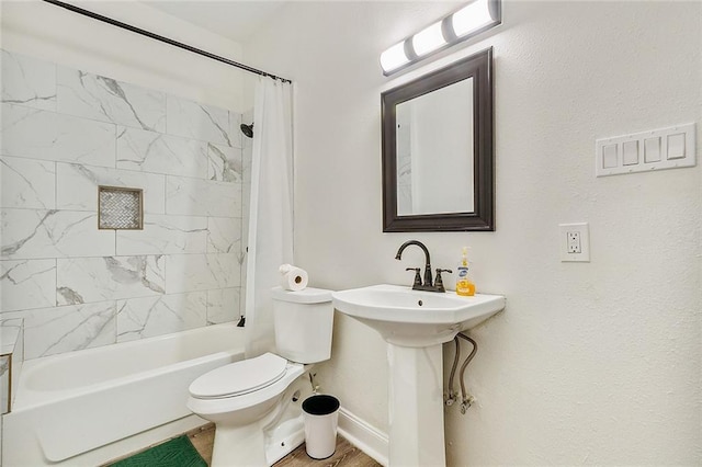 2437 Dumaine St, New Orleans, LA 70119 - full bathroom with toilet and shower / bath combo