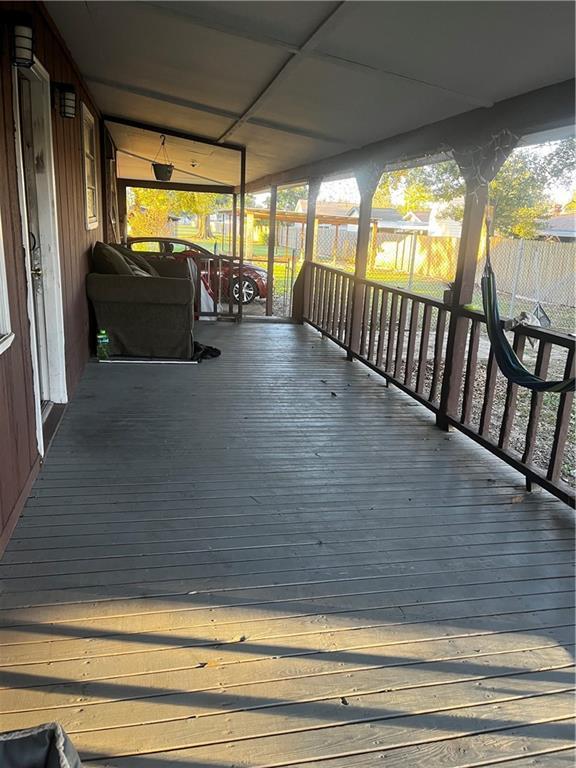 view of deck