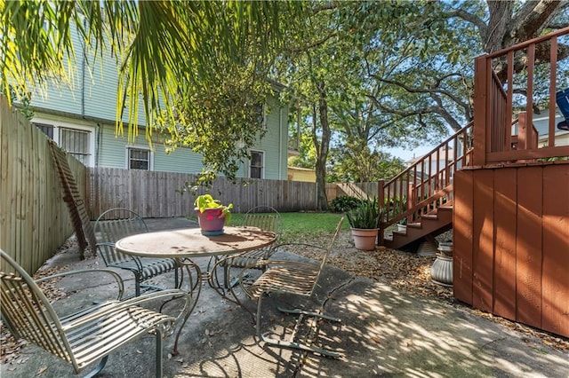 view of patio