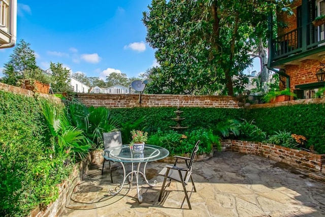 view of patio