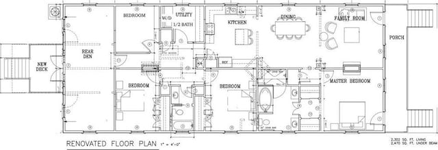 2835 Danneel St, New Orleans, LA 70115 - floor plan / room layout