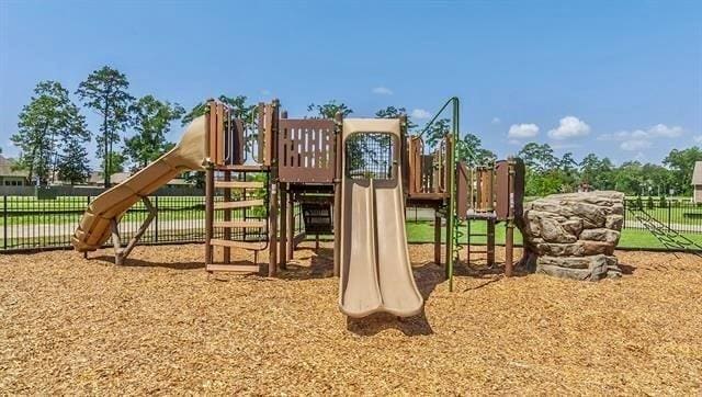 view of jungle gym