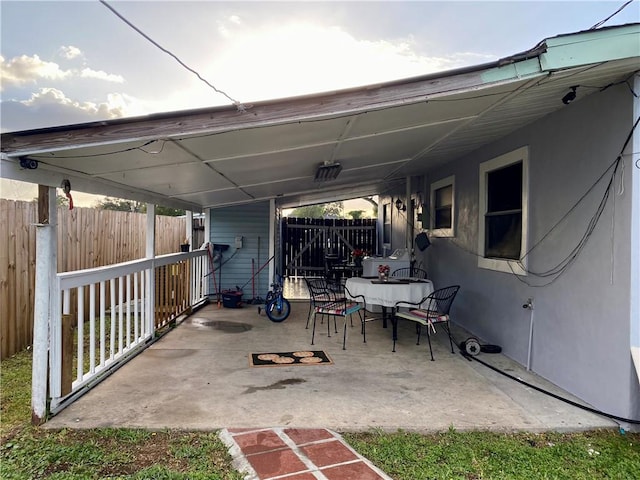 view of patio / terrace