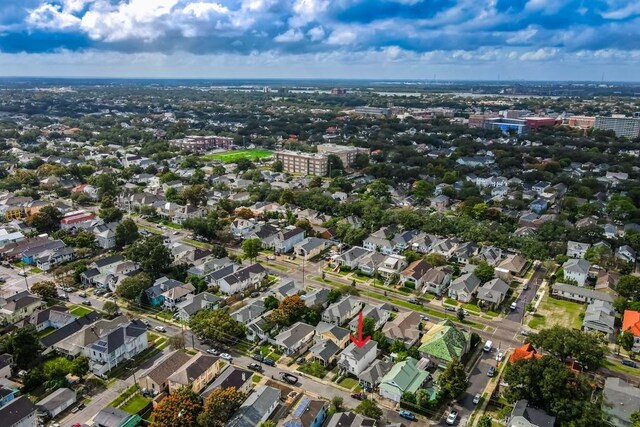 aerial view