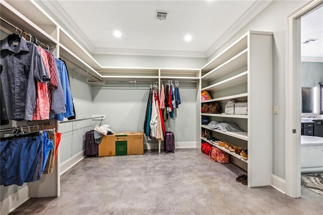 view of spacious closet