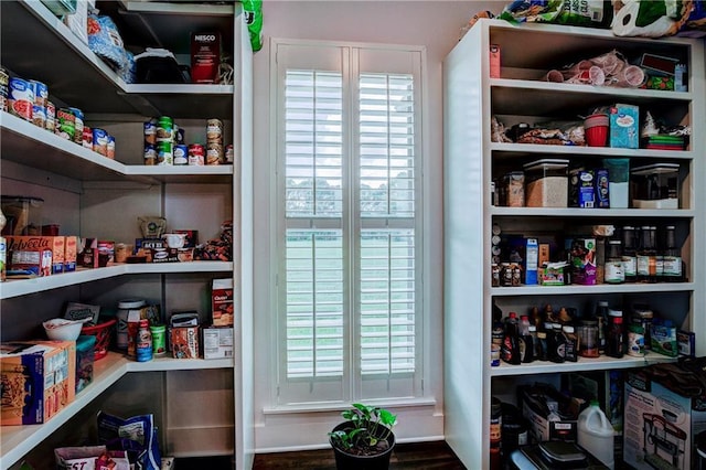 view of pantry