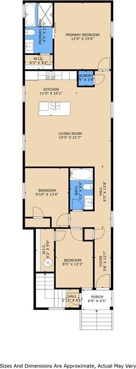 3521 Gibson St, New Orleans, LA 70122 - home floor plan
