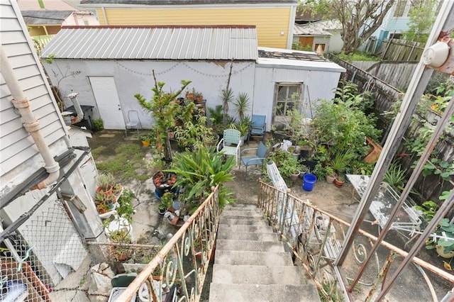 exterior space with a patio