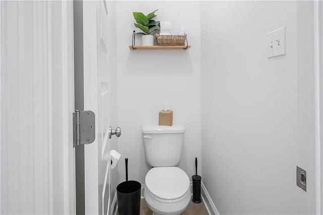 bathroom with toilet