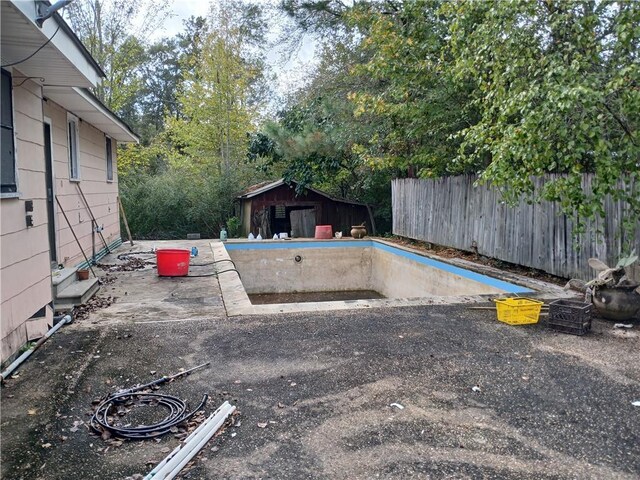 view of pool