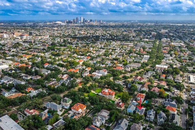 1521 Dufossat St, New Orleans, LA 70115 - aerial view of property and surrounding area