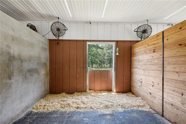 view of horse barn