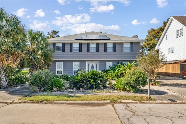 4210 Murano Rd, New Orleans, LA 70129 - colonial home featuring roof mounted solar panels