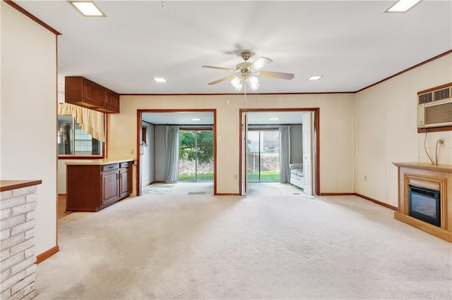 kitchen with ornamental molding, white appliances, dark brown cabinetry, sink, and light hardwood / wood-style flooring