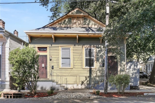 view of bungalow