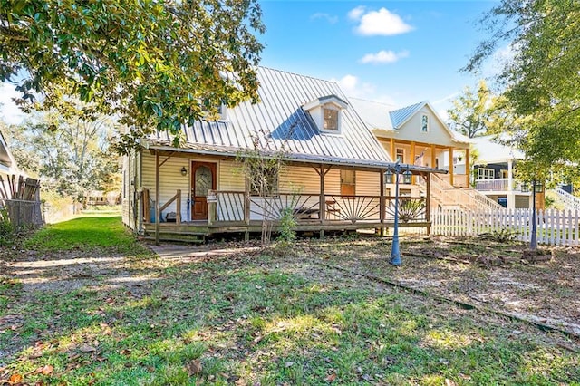 view of rear view of house