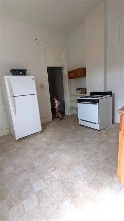 kitchen with white appliances