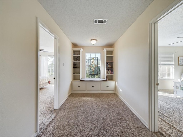 1024 Claire Dr, Slidell, LA 70461 - hallway featuring light carpet and a textured ceiling