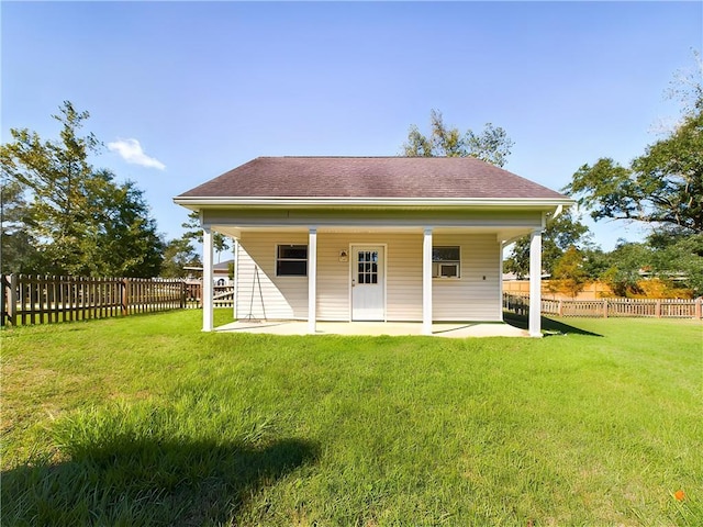 1024 Claire Dr, Slidell, LA 70461 - back of house featuring a patio and a fenced backyard