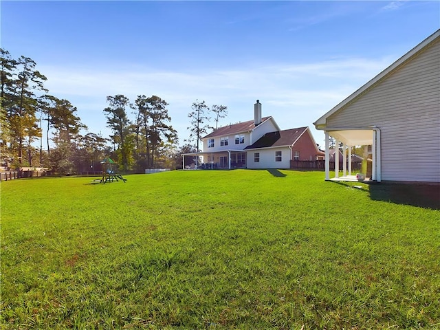 1024 Claire Dr, Slidell, LA 70461 - view of yard