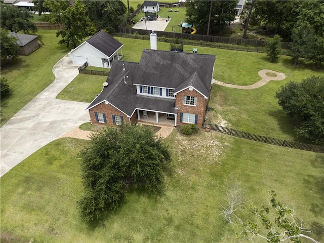 1024 Claire Dr, Slidell, LA 70461 - view from above of property
